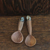 Wild Olive Wood Round Spoons
