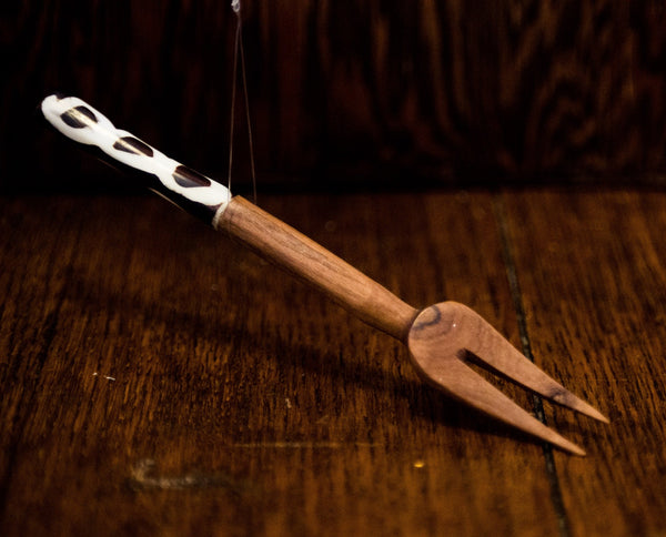 Olive Wood Pickle Fork