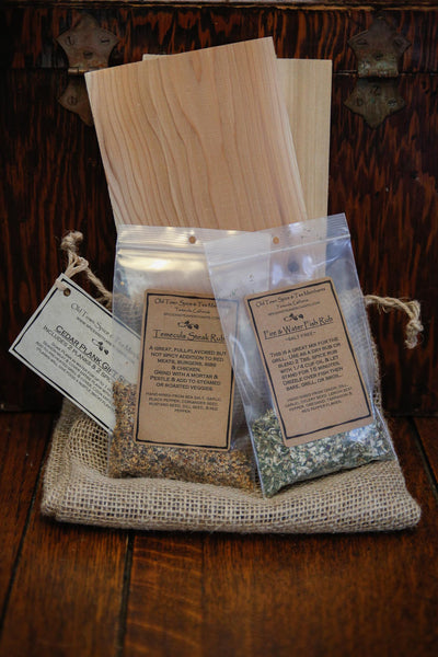 Cedar Plank Gift Set