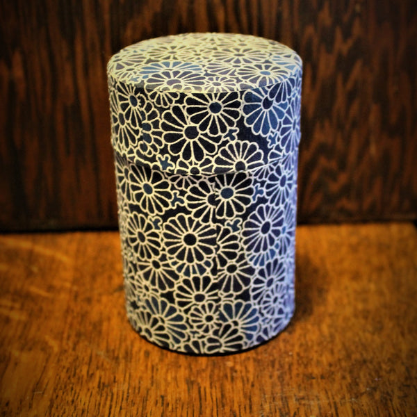 Blue Floral Tea Tin