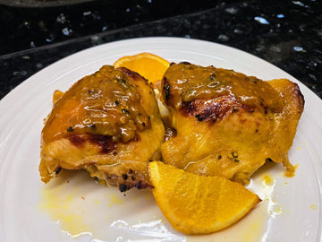 Asian Savory Citrus Chicken Thighs