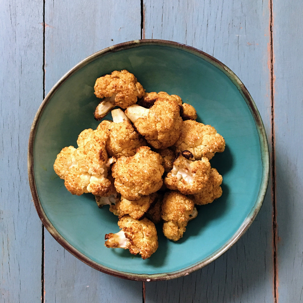 Roasted Curry Cauliflower