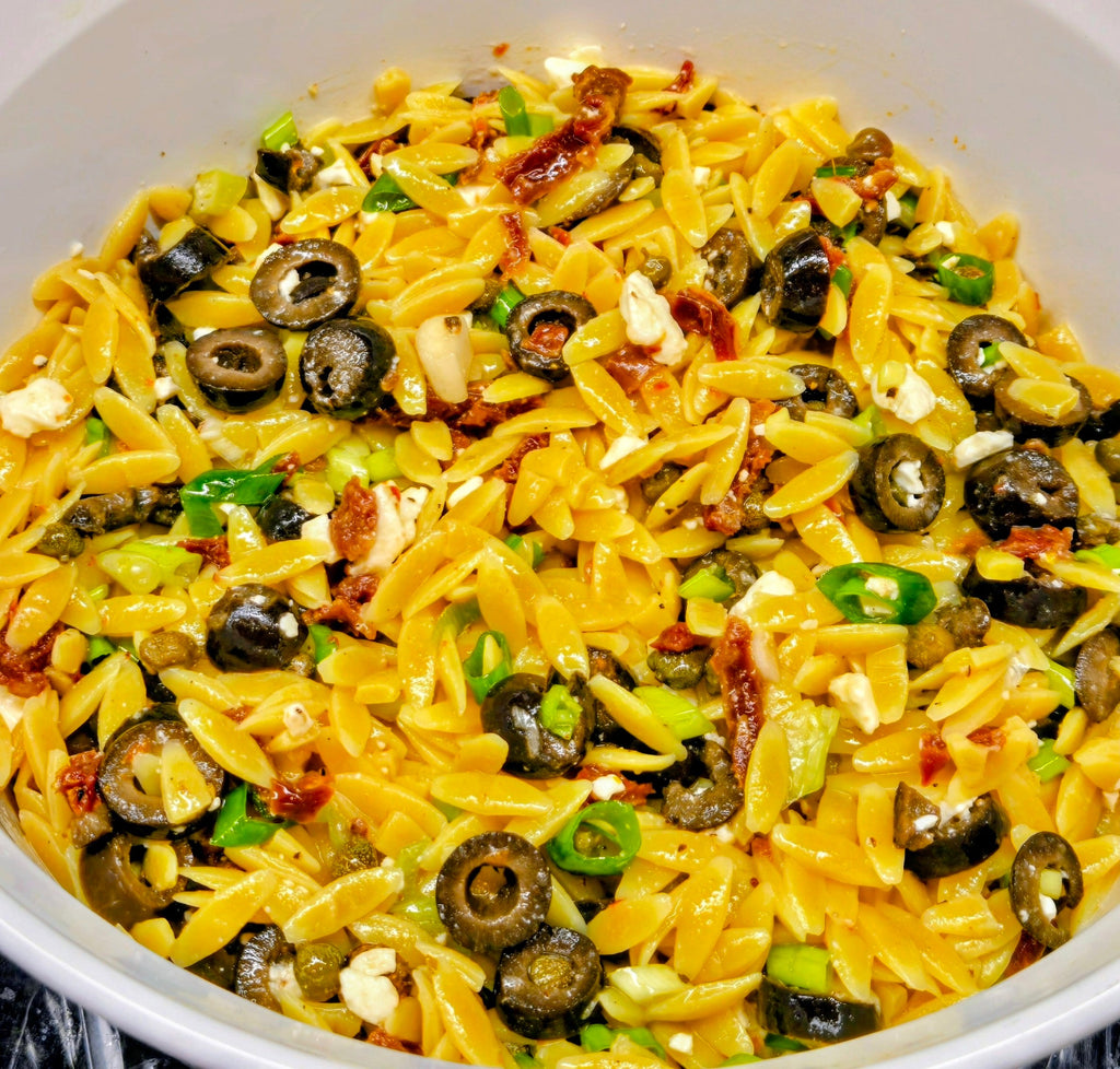 Lemon Garlic Orzo Salad